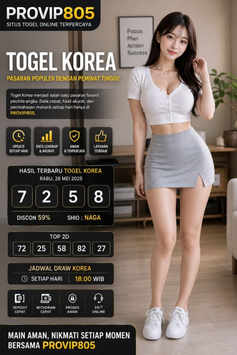 Togel Korea PROVIP805 Berita Pasaran Angka Populer